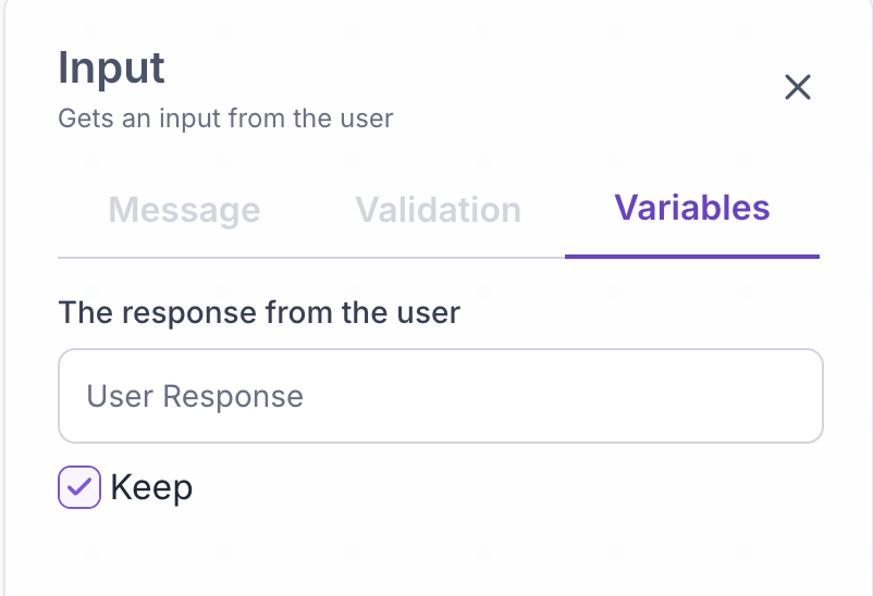 Start Node Variables